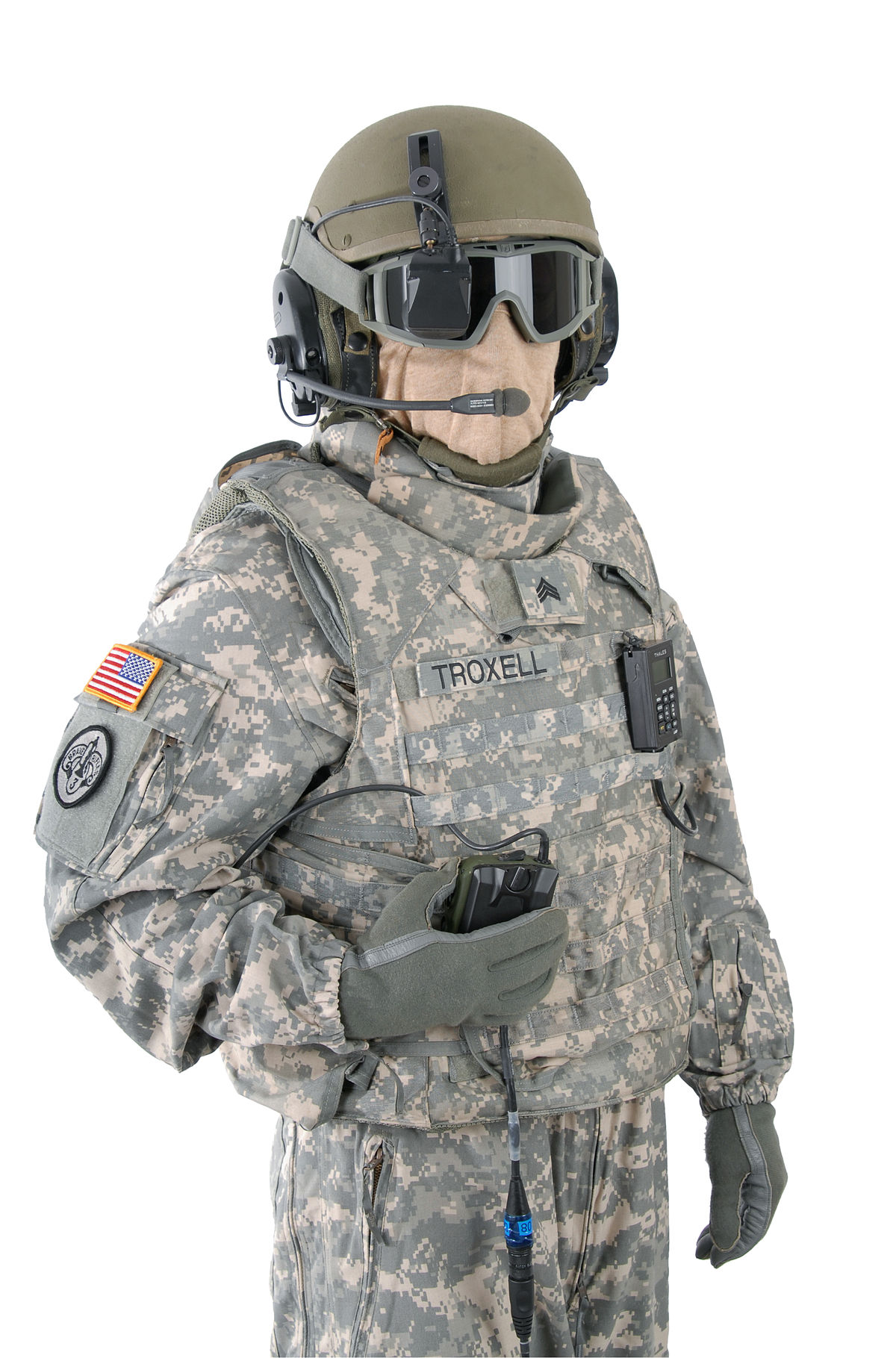 military head mask