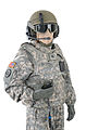 Masque balistique américain, partie du Mounted Soldier System (MSS).