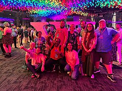 MCDC members at Wikimania 2023 social event