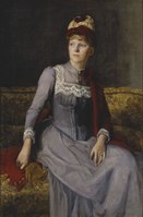 «Միսս Աննա Ֆլենսբուրգի դիմանկարը», հեղինակ՝ Մինա Կարլսոն–Բրեդբերգ, 1887