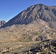 Mount Pinchot, viewed from near Pinchot Pass