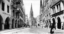 Blick auf den Prinzipalmarkt um 1900