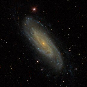 NGC 3198 na snímku z přehlídky SDSS