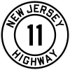 Cutout shield for Route 11