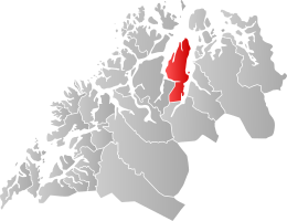 Lyngen - Carte