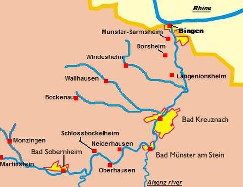 Nahe wine regions