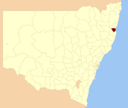 Comté de Nambucca - Carte