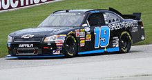 Bliss's 2011 Nationwide Series car Nationwide 19 Mike Bliss 2011 Road America Bucyrus 200.jpg