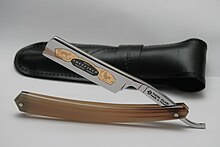 Fox and Rooster Thiers-Issard straight razor with two-pin handle Navaja francesa.jpg