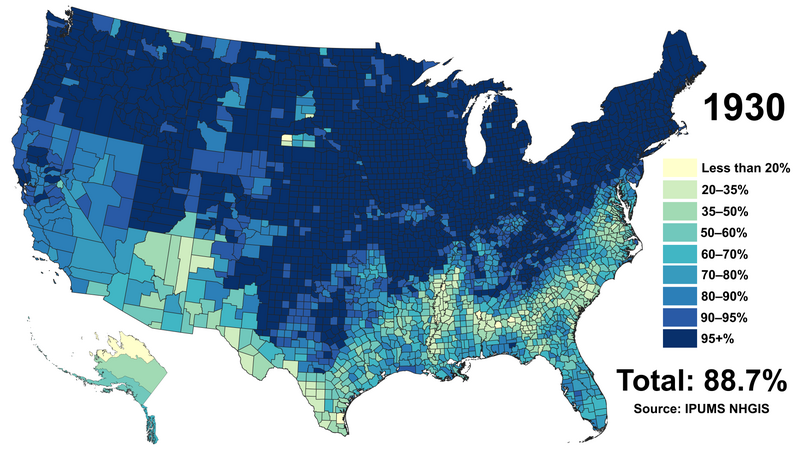 File:Non-Hispanic White Americans 1930 County.png