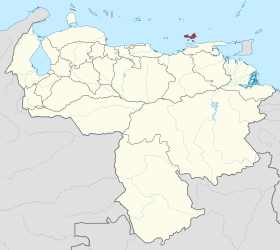Położenie stanu Nueva Esparta