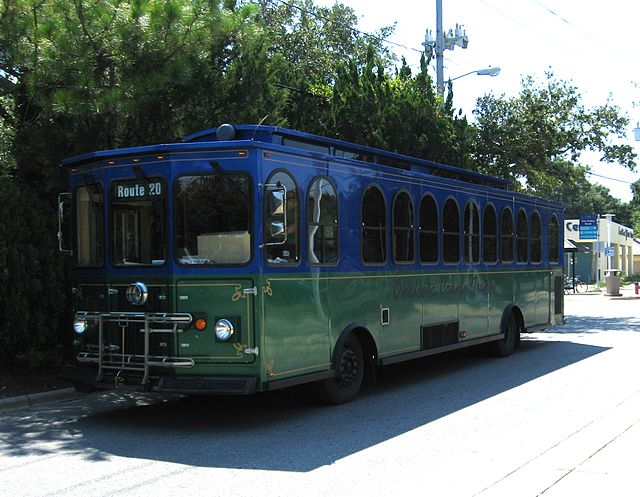 Okaloosa County Transit Trolley, July 2011.