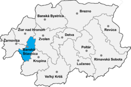 Banska Stiavnica District - Location