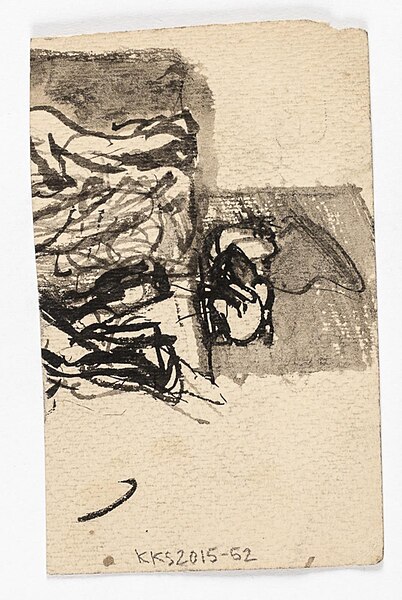 File:Oluf Hartmann, Fragment, , KKS2015-52 verso, Statens Museum for Kunst.JPG