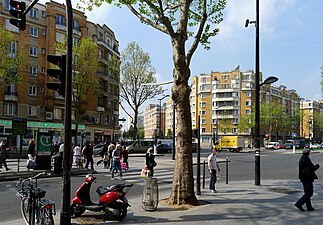 Le boulevard Brune à la porte Didot.