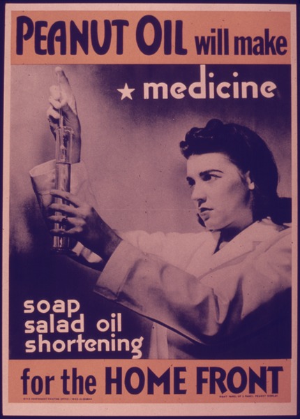 File:PEANUT OIL WILL MAKE MEDICINE - NARA - 515169.tif