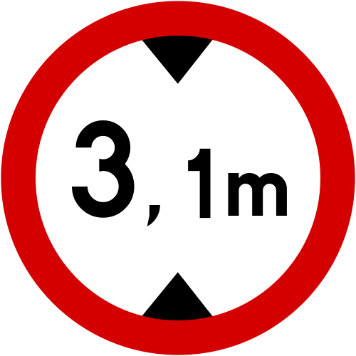 File:PL road sign B-16-3.1m.svg