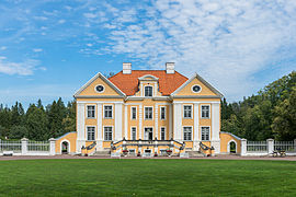 Palmse manor house at summer