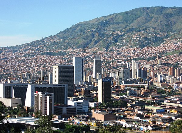 The city of Medellín, where Escobar grew up and began his criminal career