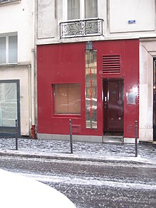 Le Vagabond, former gay bar, rue Thérèse in Paris.