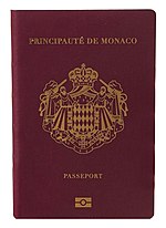 Miniatura para Pasaporte monegasco