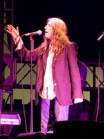 Patti Smith. 19 May 2007 Patti Smith performing at Butlins Holiday Resort Minehead, Somerset.jpg