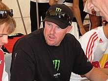 Paul Tracy won the inaugural race in 1997. Paul Tracy 2007.jpg
