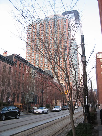 Cómo llegar a Paulus Hook en transporte público - Sobre el lugar