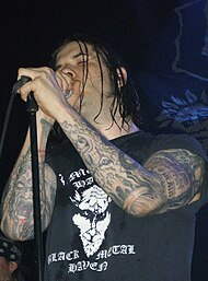 Anselmo performing with Down in 2008 Phil Anselmo in Madrid.jpg