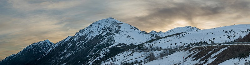 Pic de Tossal Mercader (2547 m) on the border of Ariège and Pyrénées-Orientales, France