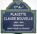 Placette Claude-Bouvelle à Paris.