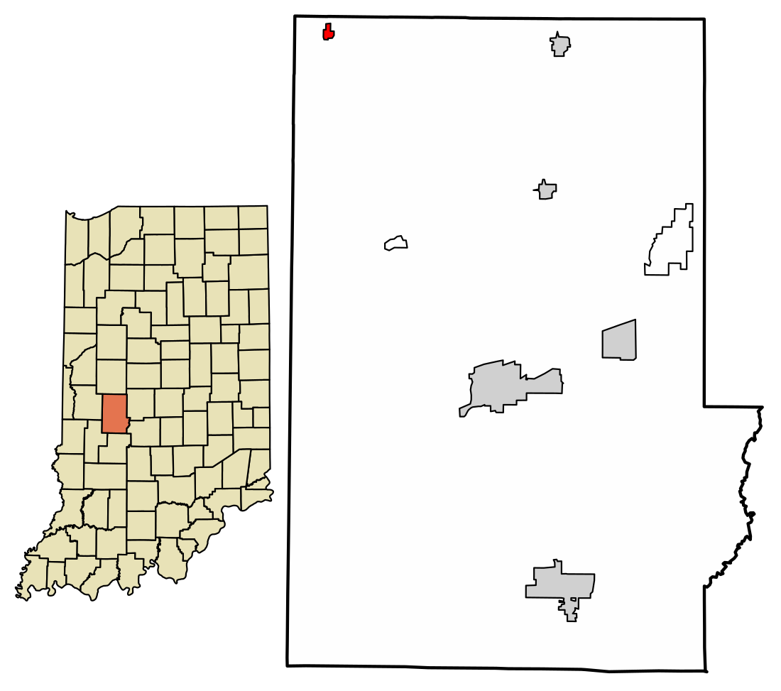 File:Putnam County Indiana Incorporated and Unincorporated areas Russellville Highlighted 1866510.svg