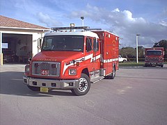 Large squad/rescue truck