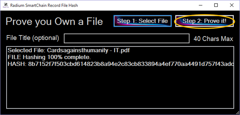 File:Radium SmartChain - Publish File Checksums S3.png