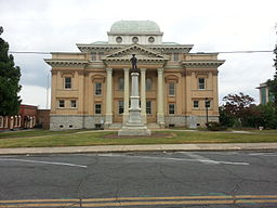 Randolph Countys domstolshus i Asheboro.