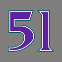 Retired number logo for Randy Johnson