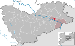 Läget för kommunen Rathmannsdorf i Landkreis Sächsische Schweiz-Osterzgebirge