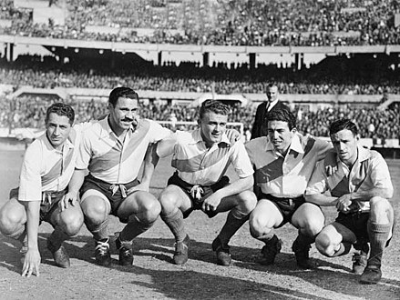 La Eléctrica met Reyes, Moreno, Di Stéfano, Labruna en Loustau (1947)