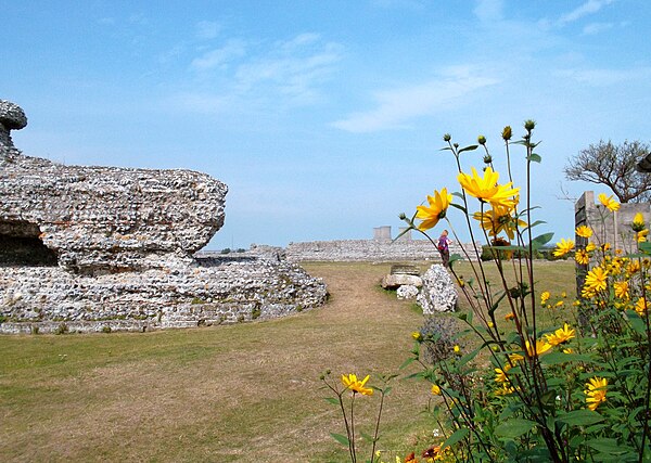 The remains of Richborough Roman Fort