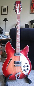 A reissue of the 1964 Rickenbacker 360 12-string guitar Rickenbacker 360-12WB 12 String.jpg