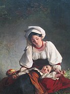 Een moeder uit Alvito, 1848