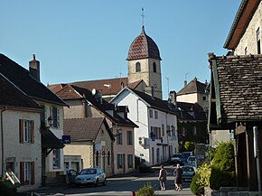 Rioz haute saone village eglise.jpg