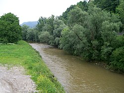 Řeka Krapina u Zaprešiće