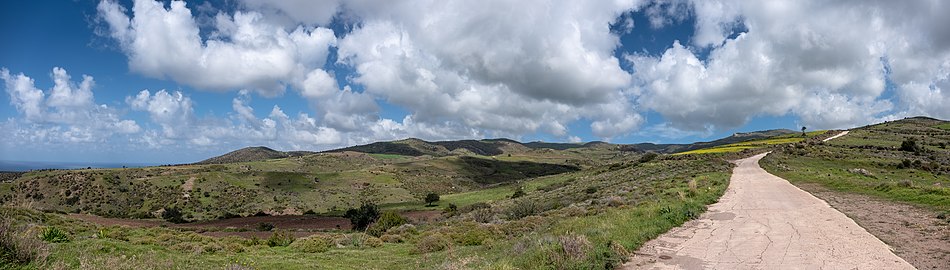 Road from Lara Beach to Ineia, Cyprus