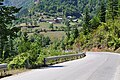 the road goes to the rugova mountains