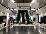 Platform level of the station.