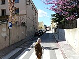 Sant Cugat del Vallès. Vista des d'un autobús.