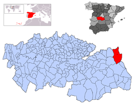Santa Cruz de la Zarza – Mappa
