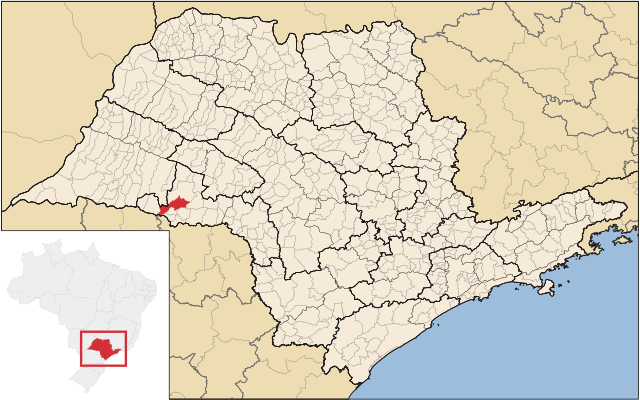 Localização de Maracaí em São Paulo