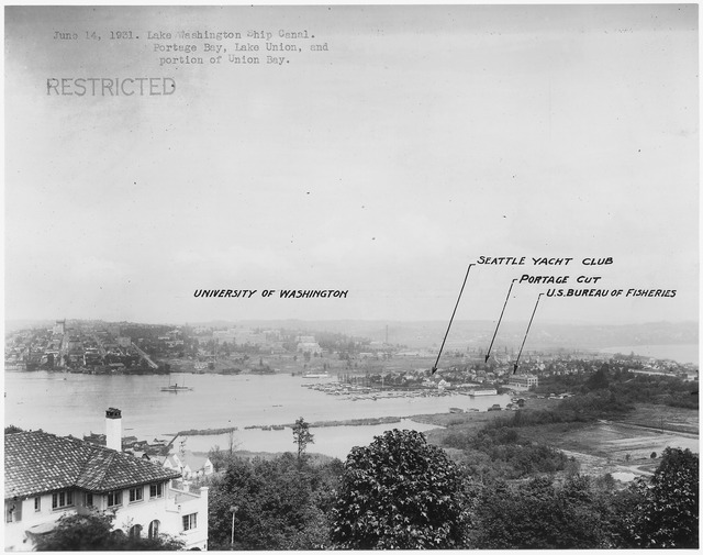 Die Portage Bay (Juli 1931)